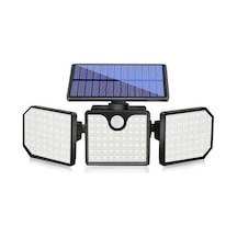 Createtech Sensörlü Duvar Işığıyla Güneş Enerjili Bahçe Aydınlatma