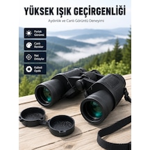 Suya Dayanıklı Profesyonel Dürbün Hassas Odaklamalı Ergonomik Gövdeli - Lisinya Siyah