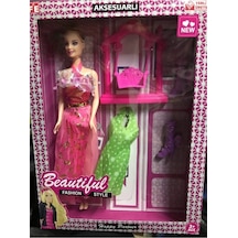 Yedek Kıyafetli & Aksesuarlı Oyuncak Model Bebek Dilara 30 Cm