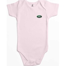 Zepplin Giyim Land Rover Logo Pembe Bebek Body Zıbın