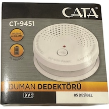 Cata CT-9451 85 Desibel Hassas Algılamalı Pilli Duman Dedektörü