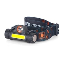 T6 Cree Led Kafa Lambası Işıldak Açık Gri