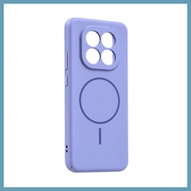 Bezos Redmi Note 15 Pro Plus 5g Mika Pc Magsafe Kapak - Açık Mor Mbt06