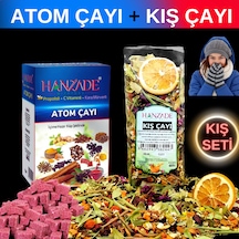 Hanzade Bitkisel Kış Çayı 200 G + Atom Çayı 150 G