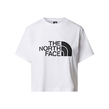 The North Face Kadın Ss Easy Relaxed Cropped Tişört Nf0a8a6hfn41 Beyaz