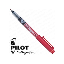 Pilot Sw-vsp-r V-signpen Kalem, Kırmızı 165-Koyu Yeşil