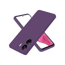 Redmi 13c Kılıf First Silikon - Mor Bz8683140663933