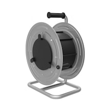 Metal Gri Kablo Makarası (kulaklı Kapaklı)