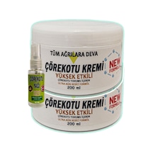 Çörek Otu Teskin Kremi 2 Adet 200 Ml Beyaz Kavanoz + 30 Ml Çörek Otu Yağı Diğer