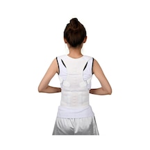 Sones Yetişkin Sırt Duruş Düzeltme Kemeri Kifoz Düzeltme Vücut Kısıtlama Kemeri, Özellikler: Xxl Beyaz
