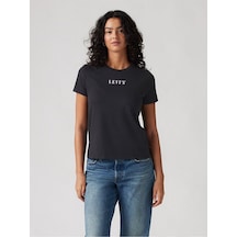 Levi's Kadın The Perfect Siyah Tişört - A2086-0379 Siyah