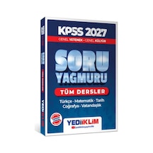 Yediiklim 2027 Kpss Genel Yetenek Genel Kültür Tüm Dersler Soru Yağmuru Soru Bankası