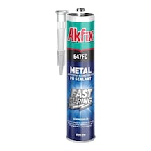 Akfix P647 Poliüretan Otomotiv Mastik 280 Ml.Gri Gri