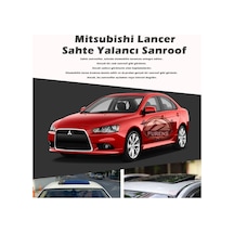 Mitsubishi Lancer Parlak Siyah Yalancı Çakma Sahte Sunroof