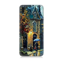 Huawei Y9 2019 Uyumlu Sonbahar Evi Desenli Silikon Kılıf