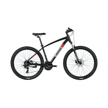 Bisan Mtx 7200 Erkek Dağ Bisikleti 48cm Md 26 Jant 24 Vites Mat Siyah Kırmızı Siyah