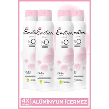 Love Kadın Alüminyumsuz Vegan Deodorant 4x150 ML Hızlı Kurur, Leke Bırakmaz