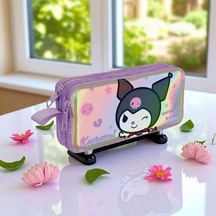 Kuromi Yeni Sezon Orjinal Kalem Çantası Lila