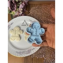 Gingerbread Kurabiye Adam & Kurabiye Kadın Kurabiye Kalıp Seti 2'li Diğer