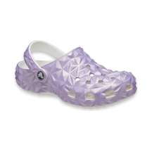 Crocs 209693 Classic Iridescent Geo Cgk Beyaz Çocuk Terlik Beyaz