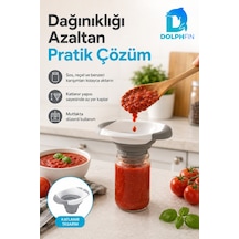 Geniş Ağızlı Katlanabilir Kavanoz Hunisi Mutfak Doldurma Ve Aktarma Hunisi