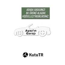 Tr 50 Araçlık Ahşap Duvar Rafı Beyaz, 50araçliste Genel