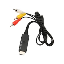 4875 Hdmı To Rca Av 4k30hz Çevirici Dönüştürücü Adaptör