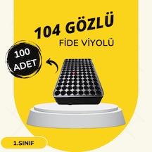 Viyol 100 Adet 104 Göz Fide Viyolü Fidan Altlığı Tohum