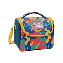 Coral High Unisex Renkli Kamuflaj Desenli Isı Yalıtımlı Beslenme Çantası 37132 Yeşil - Sarı
