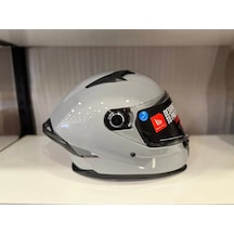 Mt Helmets Sv Solid A12 Parlak Motosiklet Kaskı Parlak Nardo Gri