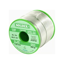 Soldex Sn: 99.3 - Cu: 0.7 - 500 Gr, 1 Mm - Kurşunsuz, Süz Lehim Teli