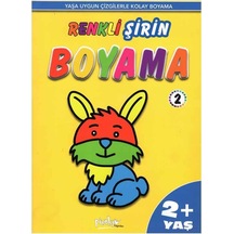 Renkli Şirin Boyama 2 Kitabı 2 Yaş Pinokyo Yayınları
