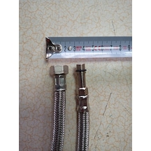1 Adet 70 Cm Armatür Flex Çelik Örgülü Bağlantı Hortumları