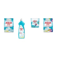 Aquabor Doğal Mineralli 4 Kg Beyaz + Elde Bulaşık + Tablet + 4 Kg Renkliler 4 Lü Set 0.75 LT - 2.5 LT - 12 KG 17881743