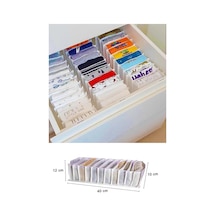 2 Adet Beyaz Renk S Boy Dolap Ve Çekmece İçi Düzenleyici Kumaş 35 X 50 Beyaz Tr Diğer