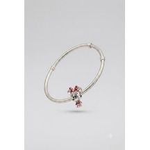 Kadın Minnie Mouse Gümüş Charm