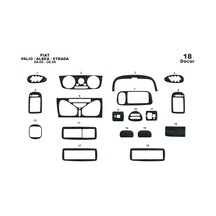 Fiat Palio Albea Strada Torpido Kaplama 2002-2005 18 Parça Karbon