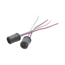 No.y08-4x T10 168 194 501 W5w Araba Led Smd Işık Teli Demeti Tutucu Konnektör Uzatma Adaptör Soketi Fiş