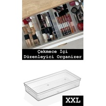 Xl Modüler Çekmece İçi Düzenleyici - Banyo Makyaj Takı Organizer Ofis Düzenleyici 30,5 X 15 Cm Plast Diğer