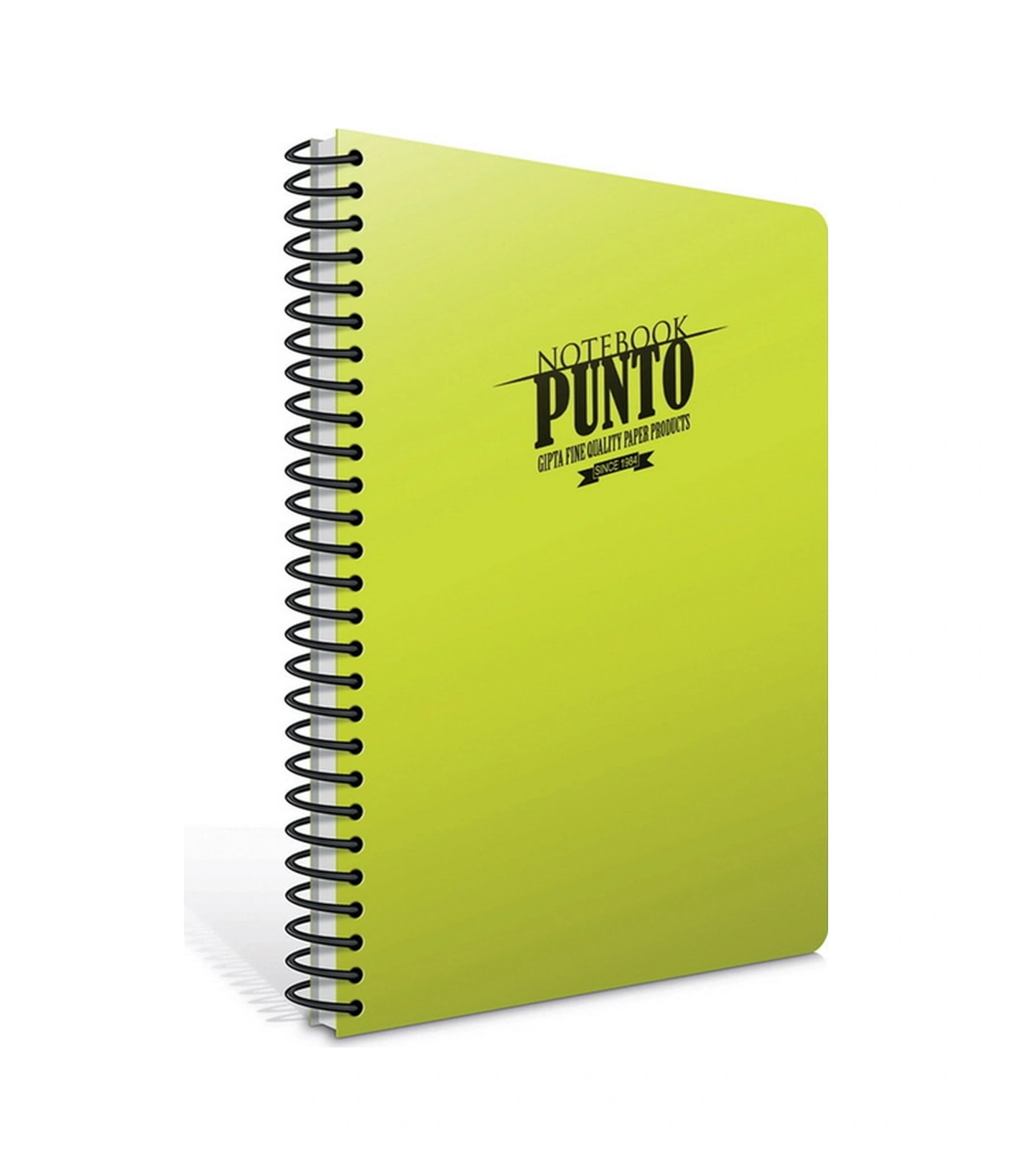 Punto A4 40 Yaprak Plastik Kapak Spiralli Defter 6530 Çizgili Açık Yeşil Açık Yeşil