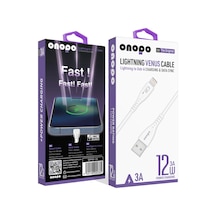 Onopo Lightning Usb Hızlı Şarj & Data Kablosu 3.0A / 1M - D8