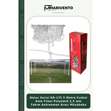 Delux Serisi Kr-175 5 Metre Futbol Kale Filesi Polyamid 2,5 Mm Takım Antrenman Aracı Müsabaka Belirtilmemiş