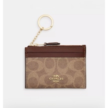 Coach Mini Id Skinny Case Kartlık-cüzdan Taba