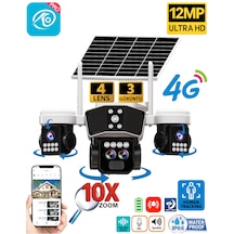 O-kam 9095 12mp 10x Zoom 4 Lens 3 Ekran Ultrahd 4g Solar Akıllı Güvenlik Kamerası O-kam 9095 12mp 10x Zoom 4 Lens 3 Ekran Ultrahd 4g Solar Akıllı Güvenlik Kamerası
