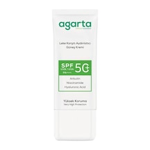 Agarta Leke Karşıtı Aydınlatıcı Spf+50faktör Yüz Güneş Kremi 50ml