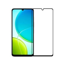 Nettech Vivo Y04 Uyumlu 5d Glas Full Cam Koruyucu - Siyah