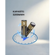 Hızlı Şarjlı Lityum Aa Pil 1.5v Çiftli Paket