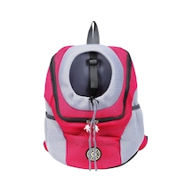 Padalink Küçük Boy Pembe Kedi Köpek Sırt Çantası - Dışarı Çıkarken İçin Havalandırmalı Konforlu Tel Çekerli Tasarım