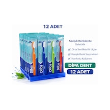 Difas Dipa Dent Medium Diş Fırçası Orta Sert 12 Adet