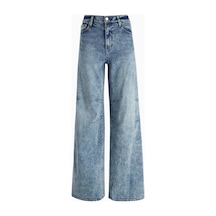 Alice And Olivia Geniş Paça Denim Pantolon Mavi
